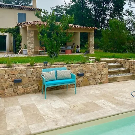 Piscine Chauffee, Tennis, Mas Provencal Contemporain Willa Draguignan