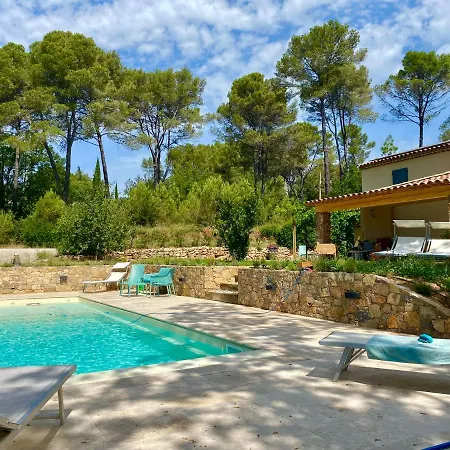 ヴィラ Piscine Chauffee, Tennis, Mas Provencal Contemporain ドラギニャン
