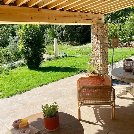 Villa Piscine Chauffee, Tennis, Mas Provencal Contemporain