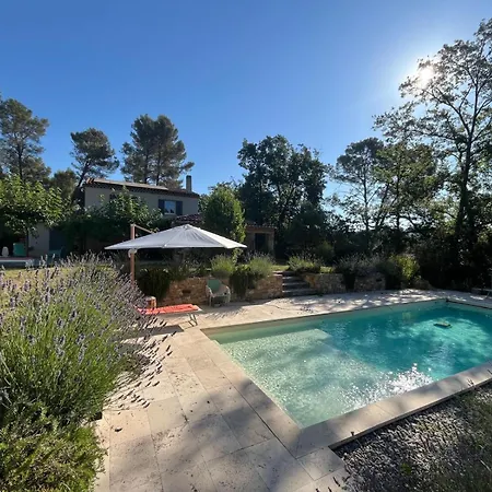 Piscine Chauffee, Tennis, Mas Provencal Contemporain