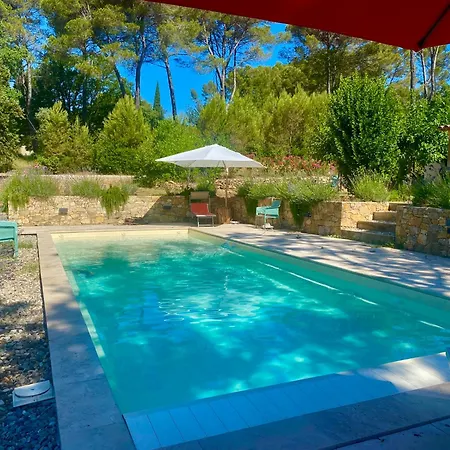 Piscine Chauffee, Tennis, Mas Provencal Contemporain *
